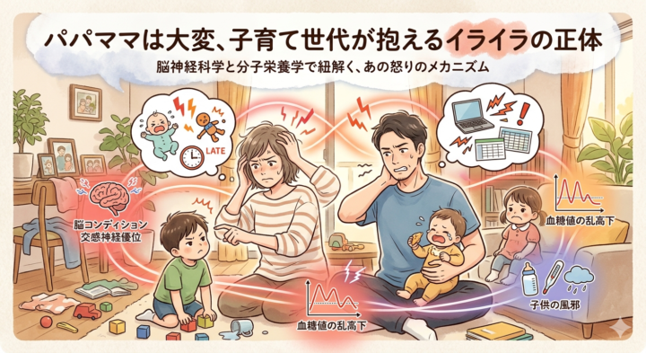 パパママは大変、子育て世代が抱えるイライラの正体の画像